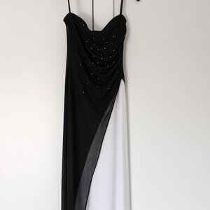 Taboo Black + White Dress - Small